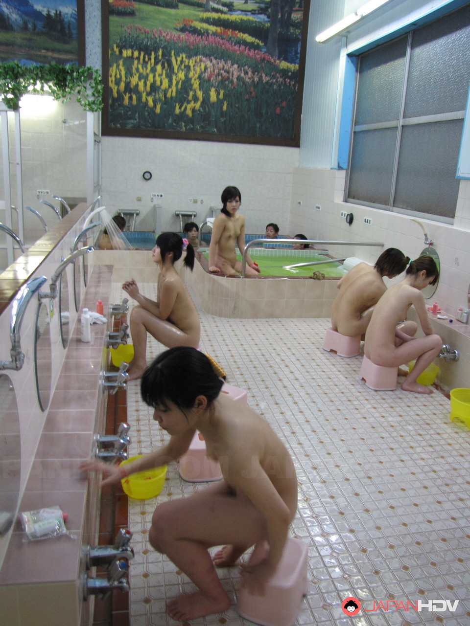 Rough Sexo Grupal Con Hermosas Chicas Japonesas En El Spa